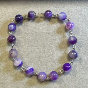 Handmade Natural Stone Wire Bracelet