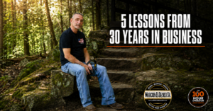 Marcus R. Geiser Sr. sharing five lessons learned from 30 years in business
